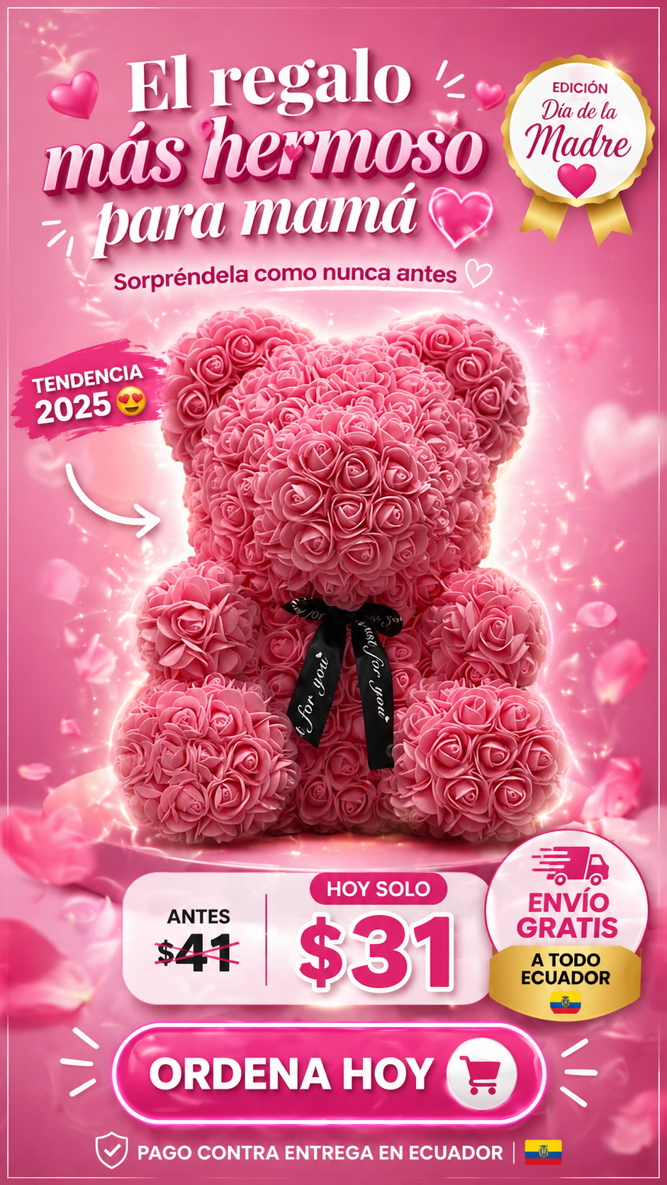 Rose Love Bear